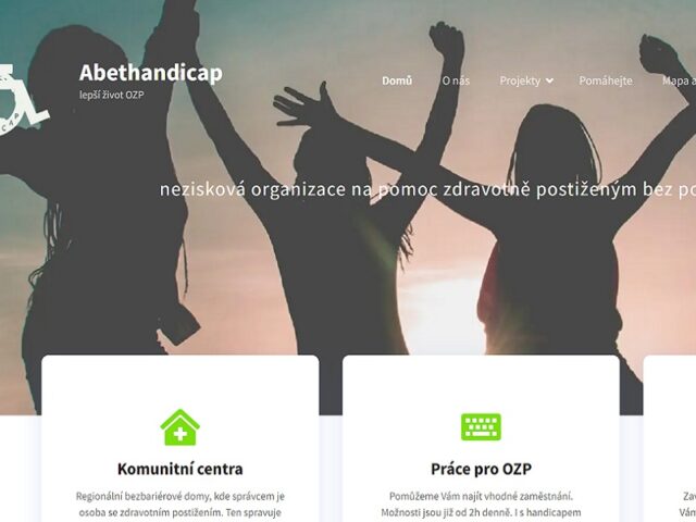 Chcete registraci na portálu Abethandicap?