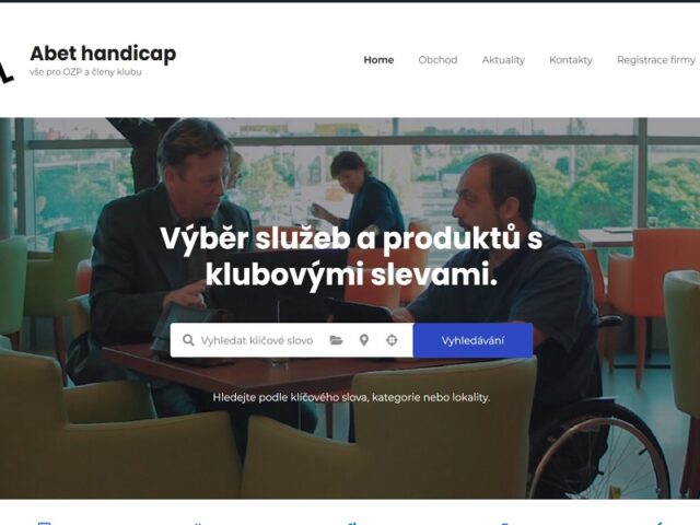 Obnova portálu Abethandicap